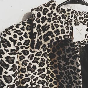 Urban Outfitters leopard print coat
